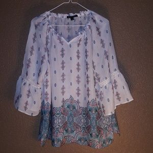 Print blouse